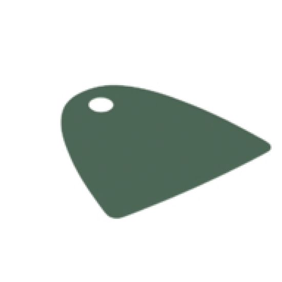Minifigure, Body Wear Cape Cloth, Straight Bottom with Single Top Hole (Juniors) - Spongy Stretchable Fabric