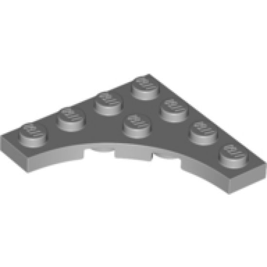 Plate, Modified 4 x 4 with Curved Cutout