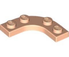 Plate, Round Corner 3 x 3 with 2 x 2 Cutout