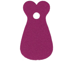 Minifigure Cape Cloth with Top Hole, Rounded Collars in Front, and Rounded in Back - Spongy Stretchable Fabric