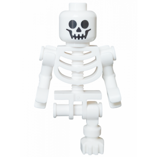 Skeleton - Standard Skull, Bent Arms Horizontal Grip, Single Leg