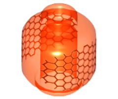 Minifigure, Head without Face with Hexagonal Honeycomb Pattern