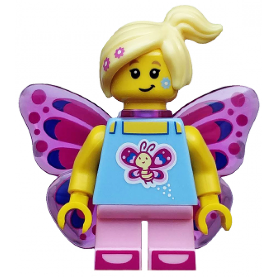 Butterfly Girl, Series 17 (Minifigure Only without Stand and Accessories)