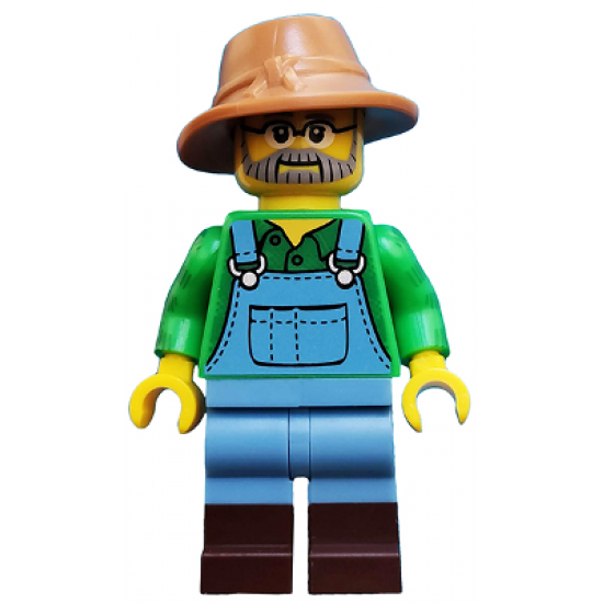 Farmer, Series 15 (Minifigure Only without Stand and Accessories)