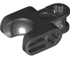 Technic, Axle Connector 2 x 3 with Ball Joint Socket - Closed Sides, Straight Forks with Closed Axle Holes