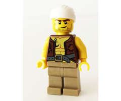 Old Pirate - Vest and Anchor, Crooked Smile and Scar