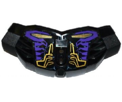 Hero Factory Chest Armor Large with Dark Purple, Gold and Light Bluish Gray Lines Pattern (Stickers) - Set 70789