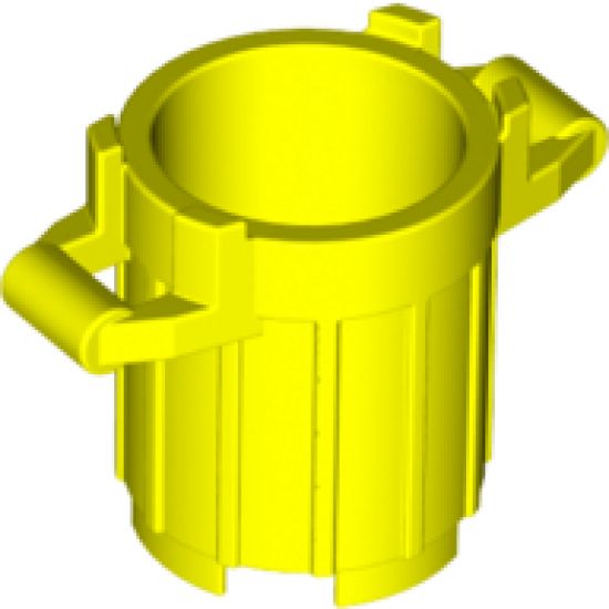 Container Trash Can with 4 Cover Holders