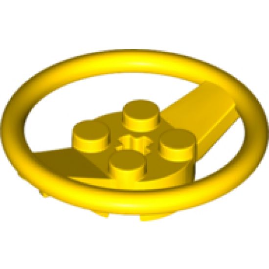 Vehicle Steering Wheel with 2 x 2 Center