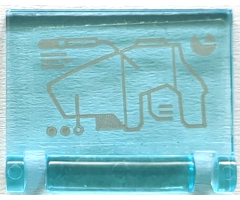 Minifigure, Utensil Book Cover with Infinity Gauntlet / Gorilla Fist Schematic and Pie Chart Pattern (Sticker) - Set 76192