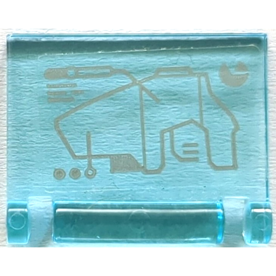 Minifigure, Utensil Book Cover with Infinity Gauntlet / Gorilla Fist Schematic and Pie Chart Pattern (Sticker) - Set 76192