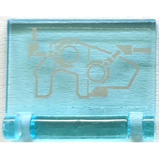 Minifigure, Utensil Book Cover with Infinity Gauntlet / Gorilla Fist Schematic and Mechanical Claws Pattern (Sticker) - Set 76192