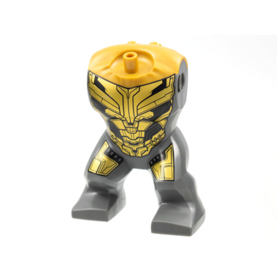 Body Giant, Thanos without Head, Gold Armor Pattern