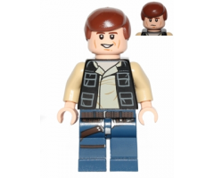Han Solo, Dark Blue Legs, Vest with Pockets