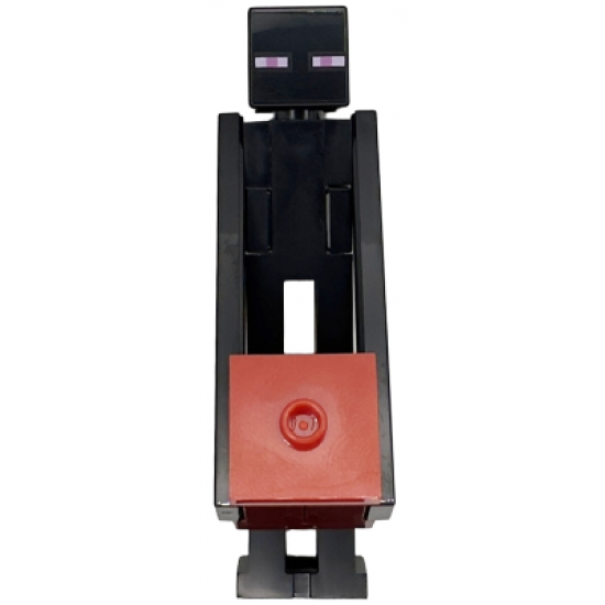 Enderman - Dark Red Block with Red Top