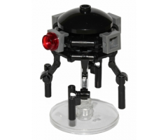 Imperial Probe Droid, Dark Bluish Gray Sensors (Dark Bluish Gray Round Plate Inside)