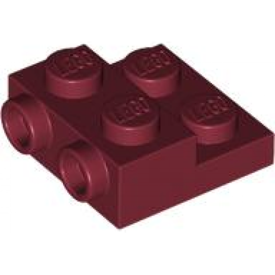 Plate, Modified 2 x 2 x 2/3 with 2 Studs on Side - Hollow Bottom Tube