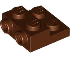 Plate, Modified 2 x 2 x 2/3 with 2 Studs on Side - Hollow Bottom Tube