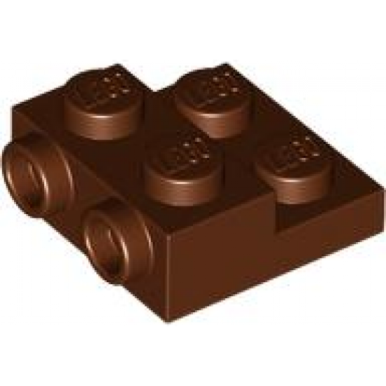 Plate, Modified 2 x 2 x 2/3 with 2 Studs on Side - Hollow Bottom Tube