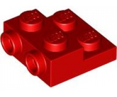 Plate, Modified 2 x 2 x 2/3 with 2 Studs on Side - Hollow Bottom Tube