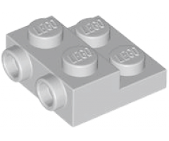 Plate, Modified 2 x 2 x 2/3 with 2 Studs on Side - Hollow Bottom Tube