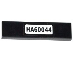 Tile 1 x 4 with 'HA60044' Pattern (Sticker) - Set 60044