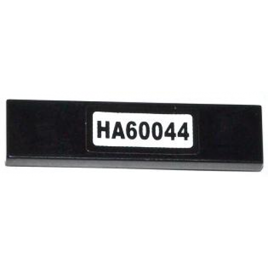 Tile 1 x 4 with 'HA60044' Pattern (Sticker) - Set 60044