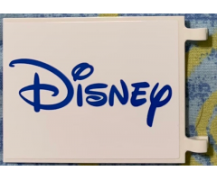 Flag 6 x 4 with Blue 'Disney' Pattern on Both Sides (Stickers) - Set 71044