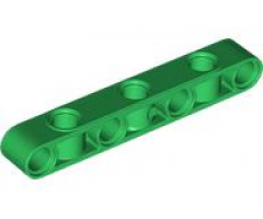 Technic, Liftarm, Modified Perpendicular Holes Thick 1 x 7