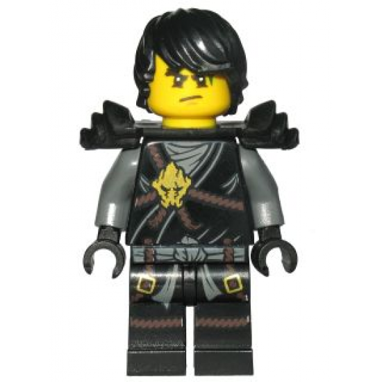 Cole (Honor Robe) - Day of the Departed, Hair, Black Shoulder Armor
