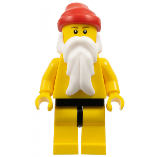 Santa, Yellow Legs with Black Hips, Yellow Torso