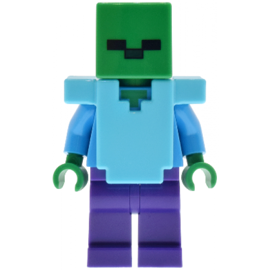 Zombie - Dark Purple Legs, Medium Azure Armor