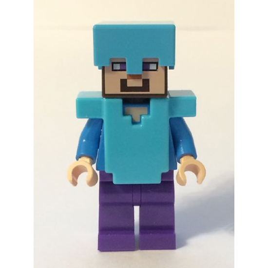 Steve - Medium Azure Helmet and Armor