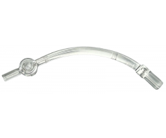 Bar Curved with Axle 1L and 1 x 1 Round Plate End