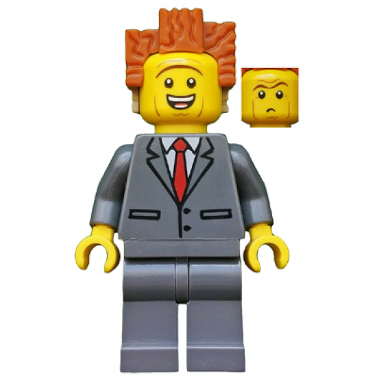 President Business - Smiling, Raised Eyebrows