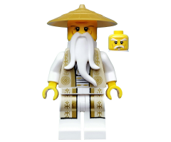 Wu Sensei - Gold and Tan Robe