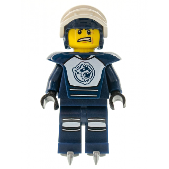 Hockey Player, Series 4 (Minifigure Only without Stand and Accessories)