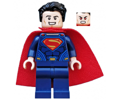 Superman - Dark Blue Suit, Spongy Cape, Plain Legs