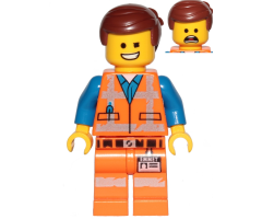 Emmet - Wink Smile / Scared, Worn Uniform