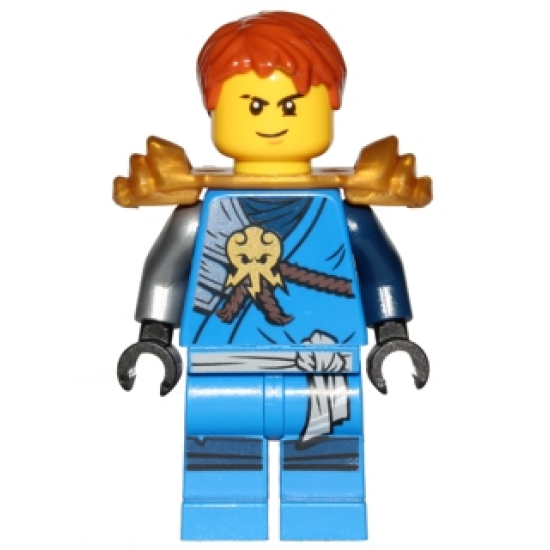 Jay (Honor Robe) - Day of the Departed, Hair, Pearl Gold Shoulder Armor