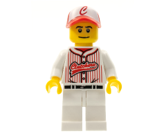 Baseball Player, Series 3 (Minifigure Only without Stand and Accessories)