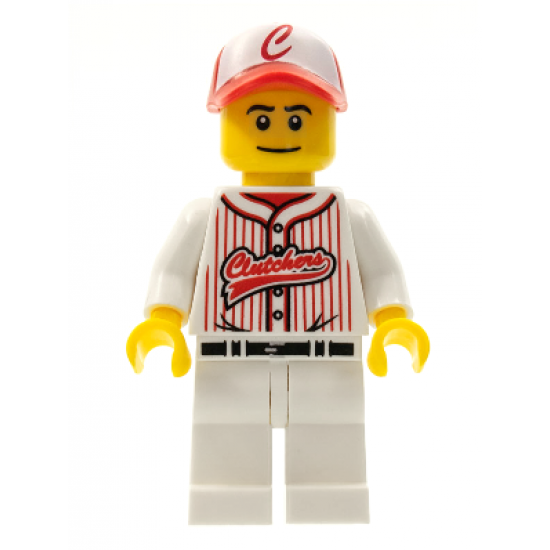 Baseball Player, Series 3 (Minifigure Only without Stand and Accessories)