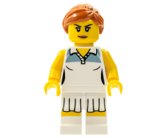 Tennis Player, Series 3 (Minifigure Only without Stand and Accessories)