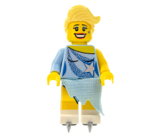 Ice Skater, Series 4 (Minifigure Only without Stand and Accessories)