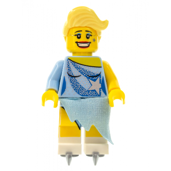 Ice Skater, Series 4 (Minifigure Only without Stand and Accessories)