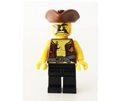 Pirate 4 - Vest and Anchor, Eye Patch