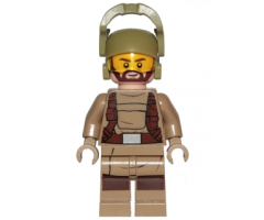 Resistance Trooper - Dark Tan Hoodie Jacket, Harness, Beard, Helmet with Chin Guard