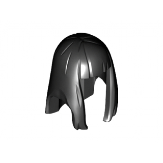 Minifigure, Hair Female Long Straight with Bangs (Undetermined Type)