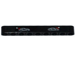 Technic, Liftarm 1 x 9 Thick with 2 Supercars and White Arrows Pattern (Sticker) - Set 8070