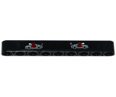 Technic, Liftarm 1 x 9 Thick with 2 Supercars, White Arrows, 'L' and 'R' Pattern (Sticker) - Set 8070
